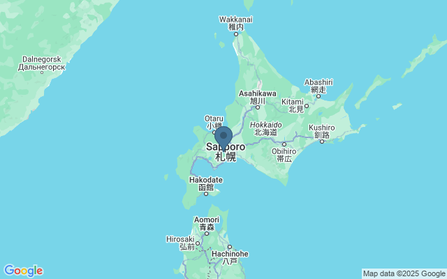Kaart met locatie Lake Shikotsuko
